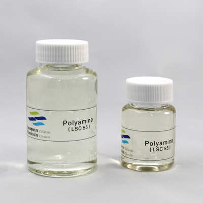 薄黄色の粘性液体のカチオンのポリアミンの凝集剤の固体50%廃水の油田