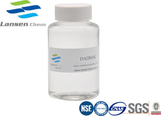 懸濁液の代理店を綿状の固まりにするISO9000 Cas 7398-69-8 DADMACの化学薬品の補助代理店は凝結に水をまく