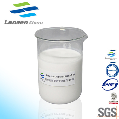 LSR-20保持のろ過援助のポリアクリルアミドの乳剤のタイプ文化ペーパー作成
