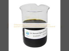 Oil Removal Agent yellowish brown liquid with cationic polymeric surfactants for emulsified oil separation in industrial